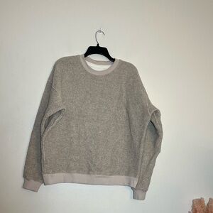 Outdoor Voices Mega Fleece Wool Blend Sweatshirt Sweater Large